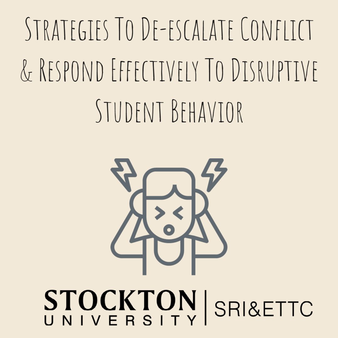 Sweederm1's tweet photo. sriettc: New workshop! Strategies To De-escalate Conflict &amp; Respond Effectively To Disruptive Student Behavior  8/18/2021. Don't miss it! https://t.co/rK8InzvV4W https://t.co/smtK7DYD6O