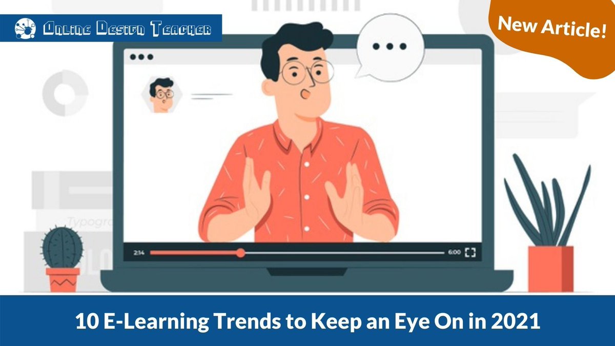 design_teacher's tweet photo. New Article Alert! 

This article focuses on the shift to e-learning or online learning, and the different forms of e-learning. 

Read it here! https://t.co/ABdUNA9XGH 

#onlinedesignteacher #elearning #onlinelearning #onlinelearningtrends #newlearningtrends https://t.co/NOhd0GXCXp