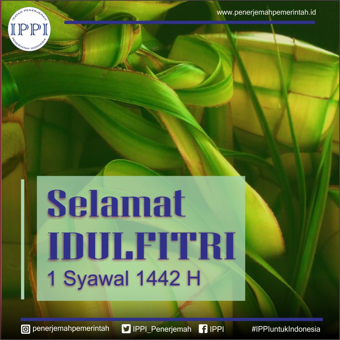 Selamat Idulfitri 1 Syawal 1442H/13 Mei 2021 bagi seluruh umat Muslim yang merayakannya.