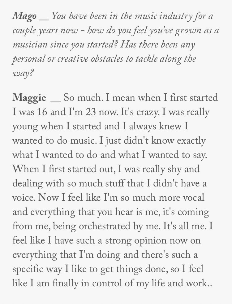 MAGGIECRAVE1's tweet photo. Maggie Lindemann for Vestal Magazine (Spring 2021).

🔗 https://t.co/dlPmX6EvDZ https://t.co/4cEVvF69Ji