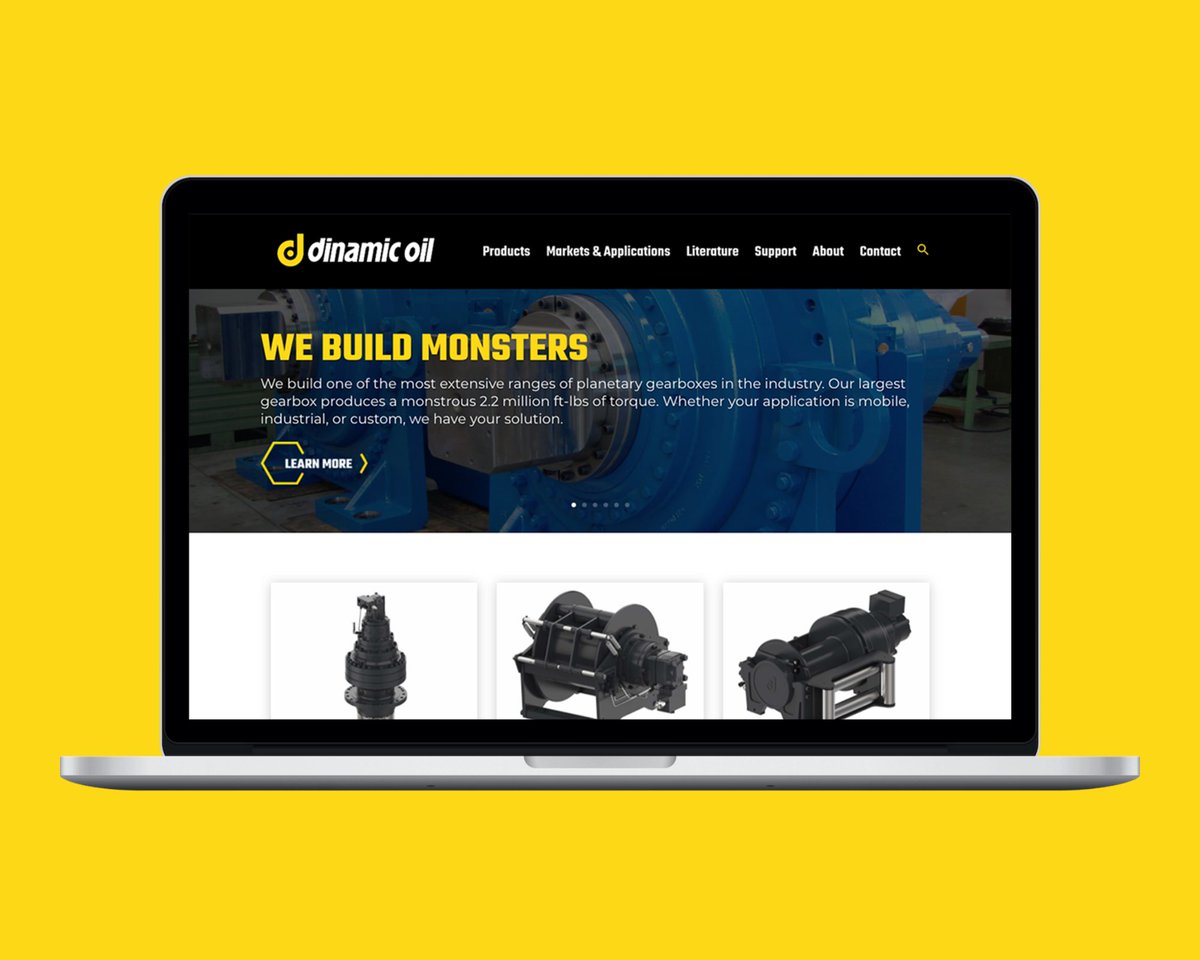 F8Creative's tweet photo. Just launched: an all-new website for https://t.co/5NY6OzVIxx, developers of (very impressive) industrial gear products. ⚙️ Thanks to the North America team for your continued confidence in our work! https://t.co/uNQ6wF27Fp