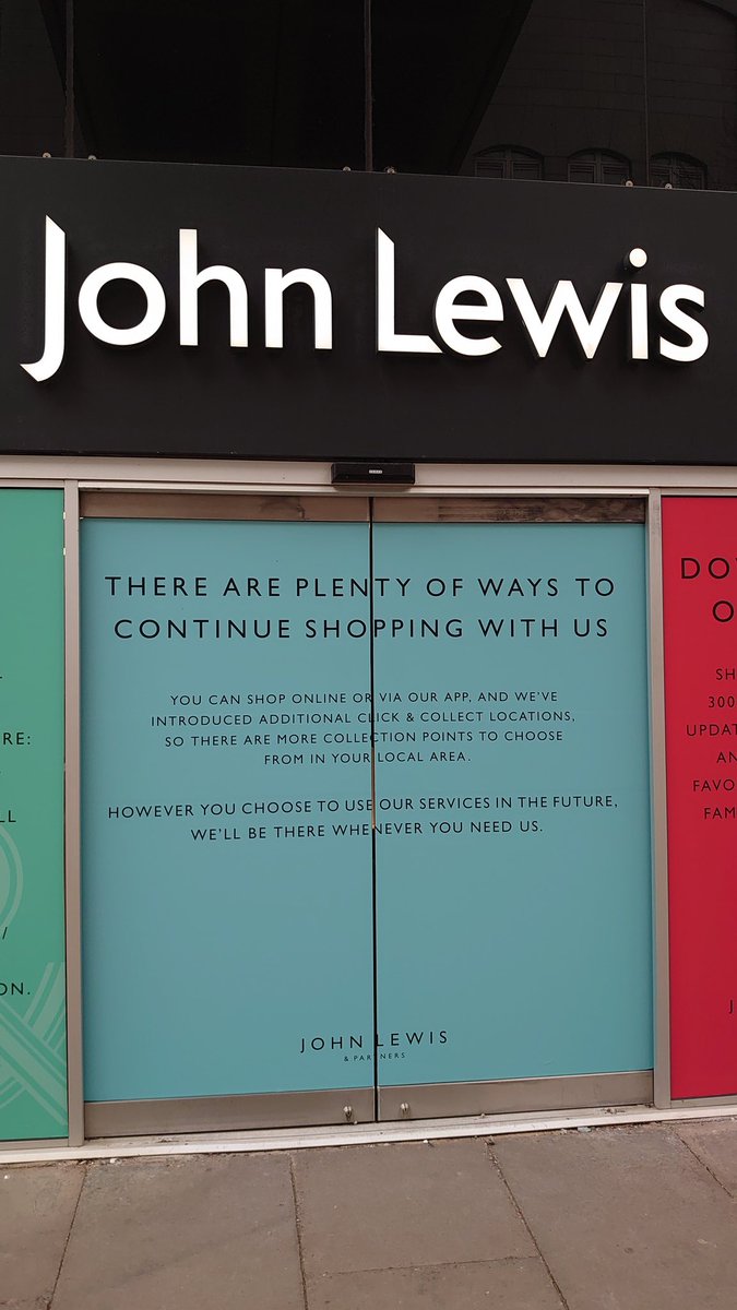 John Lewis Aberdeen closed but plenty money can be found to refurbish &amp; extend the Edinburgh store. 
Disaster for all their loyal partners who provided fantastic service on every visit and extremely disappointing for Aberdeen losing one of its key anchor stores <a href="/JohnLewisRetail/">John Lewis & Partners</a>