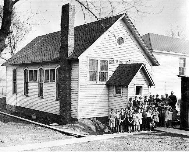 heraldandreview's tweet photo. 1937: Macon County Superintendent Cora B. Ryman dedicated the new Salem School building in District 81. Salem School was one of the most congested in the county, having 56 pupils enrolled in the one-room school. https://t.co/YVTimQ78Xu