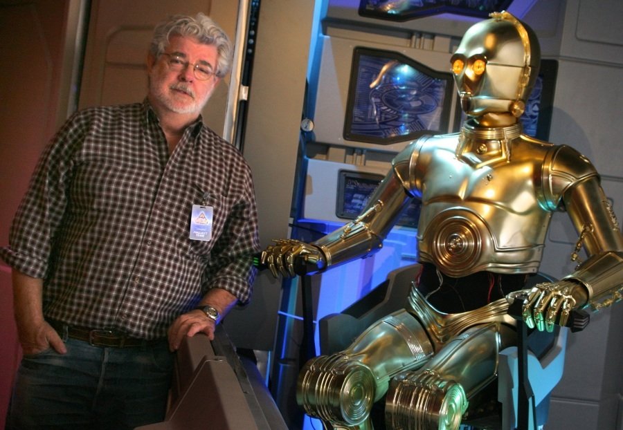 Happy birthday to Star Wars maker George Lucas. He turns 77 tomorrow. 