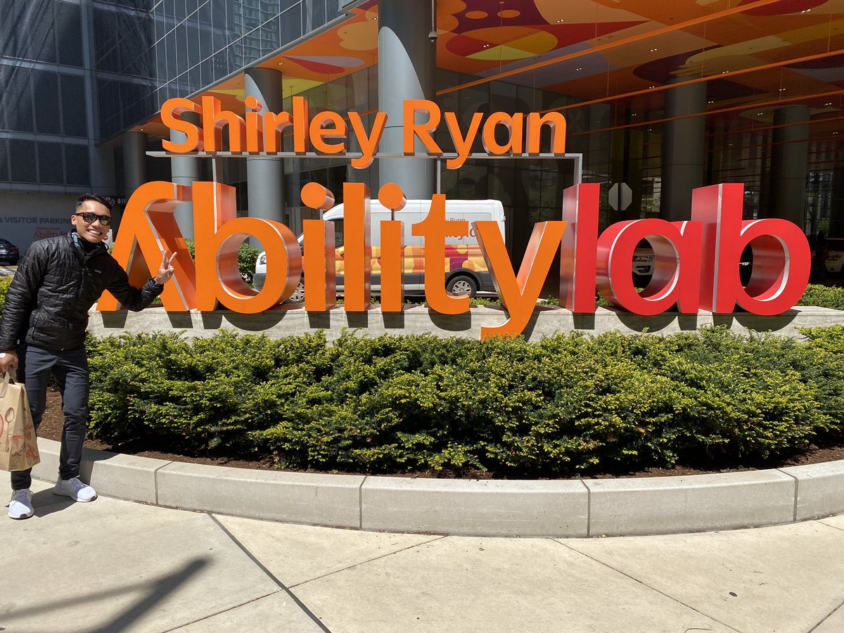 RyanBalmesDPT's tweet photo. Showing love to a renowned rehab facility ✌️ #tourist @AbilityLab #PTnerd https://t.co/tjz2k3VE0x