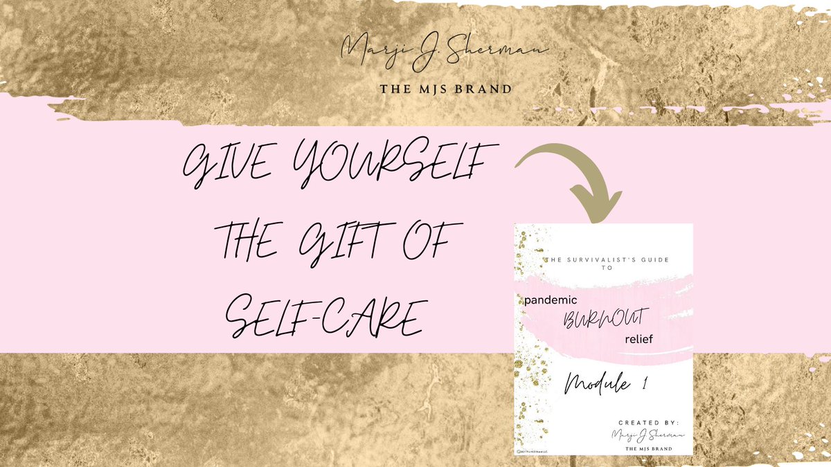 MarjiJSherman's tweet photo. We all could use a little extra help these days, so I wrote an #eWorkbook to help you incorporate more #selfcare into your daily routine...no matter how busy you are! Check it out here: https://t.co/C025sXBnN4 https://t.co/ap4gng76RK