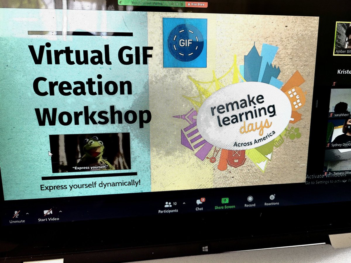 MrsGolomb's tweet photo. @mxbittiger @PropelSchools is leading our @RemakeDays events on Creating Your Digital Footprint with #GIFs now! Enjoy scholars. We cannot wait to see what you do with #talltweets #scholaropportunities @dpvils https://t.co/J1Hxsrvaaz