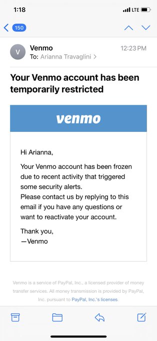 1 pic. I was just kicked off of @venmo for being a *legal* s-x worker. I now can only accept $ via Cash