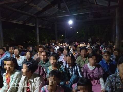 HunLin42699869's tweet photo. Again from Depaeyin, this time from LetYatKone village. Holding candlelight night strike is the most peaceful yet can show strong will against coup. #WhatsHappeningInMyanmar  #May13Coup  https://t.co/VRNNX0SyYM