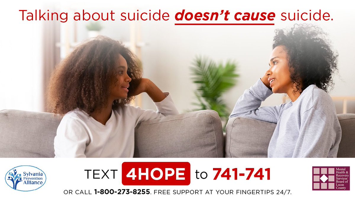 Talking about suicide doesn't cause suicide. Avoiding what's on the teen's mind may make that teen feel even more alone and like no one cares. Take talk of suicide seriously, and use the word “suicide.” Check. Care. Connect. You’ll both be glad you did. #CheckCareConnect