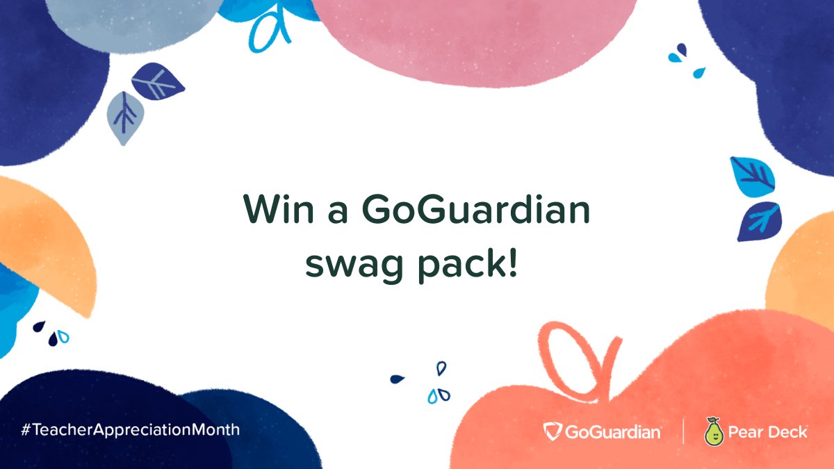 Hooray! It's time for another giveaway! 🎉💌

RT and reply to this tweet with what teaching means to you only using 3 emojis. We'll randomly pick 5 of you to win some #GoGuardian swag packs!

#TeacherAppreciationMonth #ThankYouTeachers 🏫✏️🍎