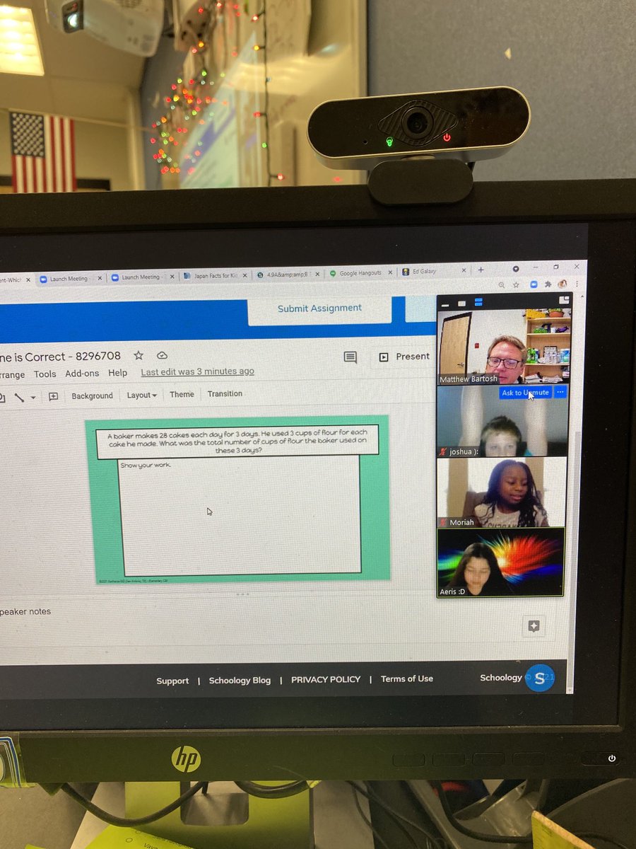 matt_bartosh's tweet photo. Students paired up to work on multi-step multiplication and division problems.  #TwoHeadsAreBetterThanOne https://t.co/mZ2AXtIsnZ