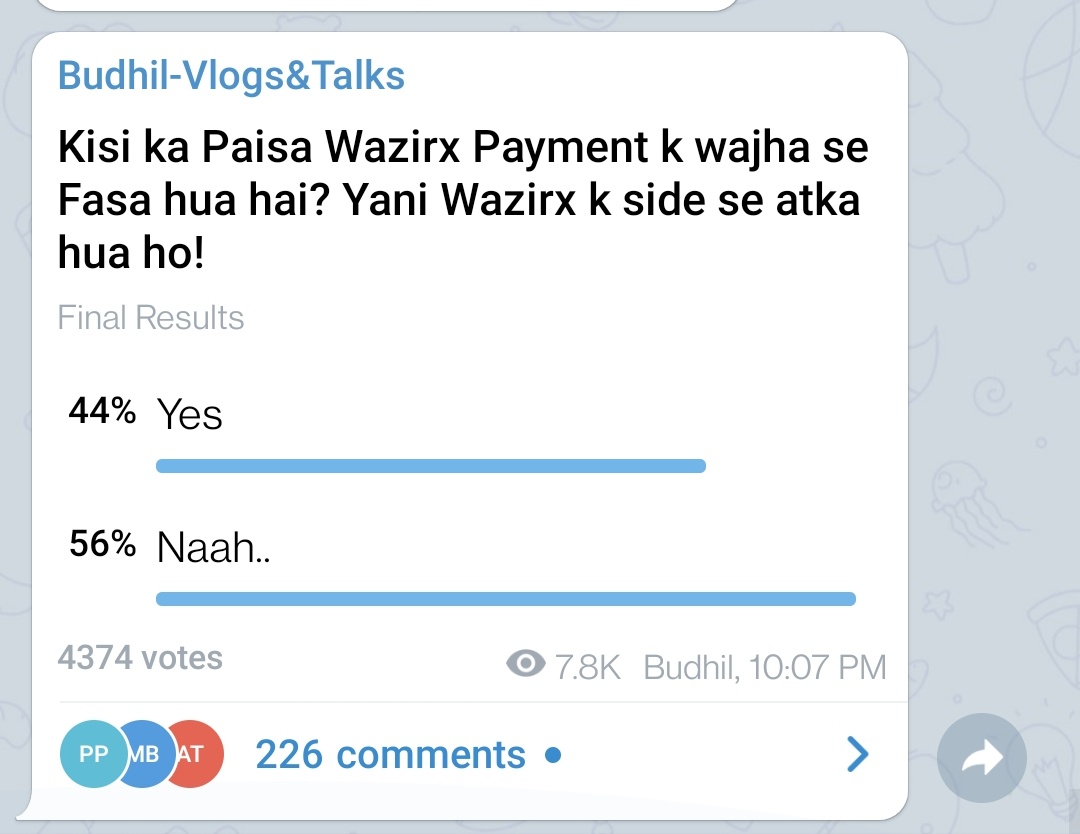 Budhil Vyas (@budhilvyas) on Twitter photo Hi Team <a href="/WazirXIndia/">WazirX: India Ka Bitcoin Exchange</a>. Request on behalf of around 2000 of my friends. Money stucked during inr deposit when Wazirx faced technical issue.
Being a technical person, i agree that server issue can happen with any platform but i would be happy if you look on to this. <a href="/NischalShetty/">Nischal (Shardeum) 🔼</a> Hi Team <a href="/WazirXIndia/">WazirX: India Ka Bitcoin Exchange</a>. Request on behalf of around 2000 of my friends. Money stucked during inr deposit when Wazirx faced technical issue.
Being a technical person, i agree that server issue can happen with any platform but i would be happy if you look on to this. <a href="/NischalShetty/">Nischal (Shardeum) 🔼</a>