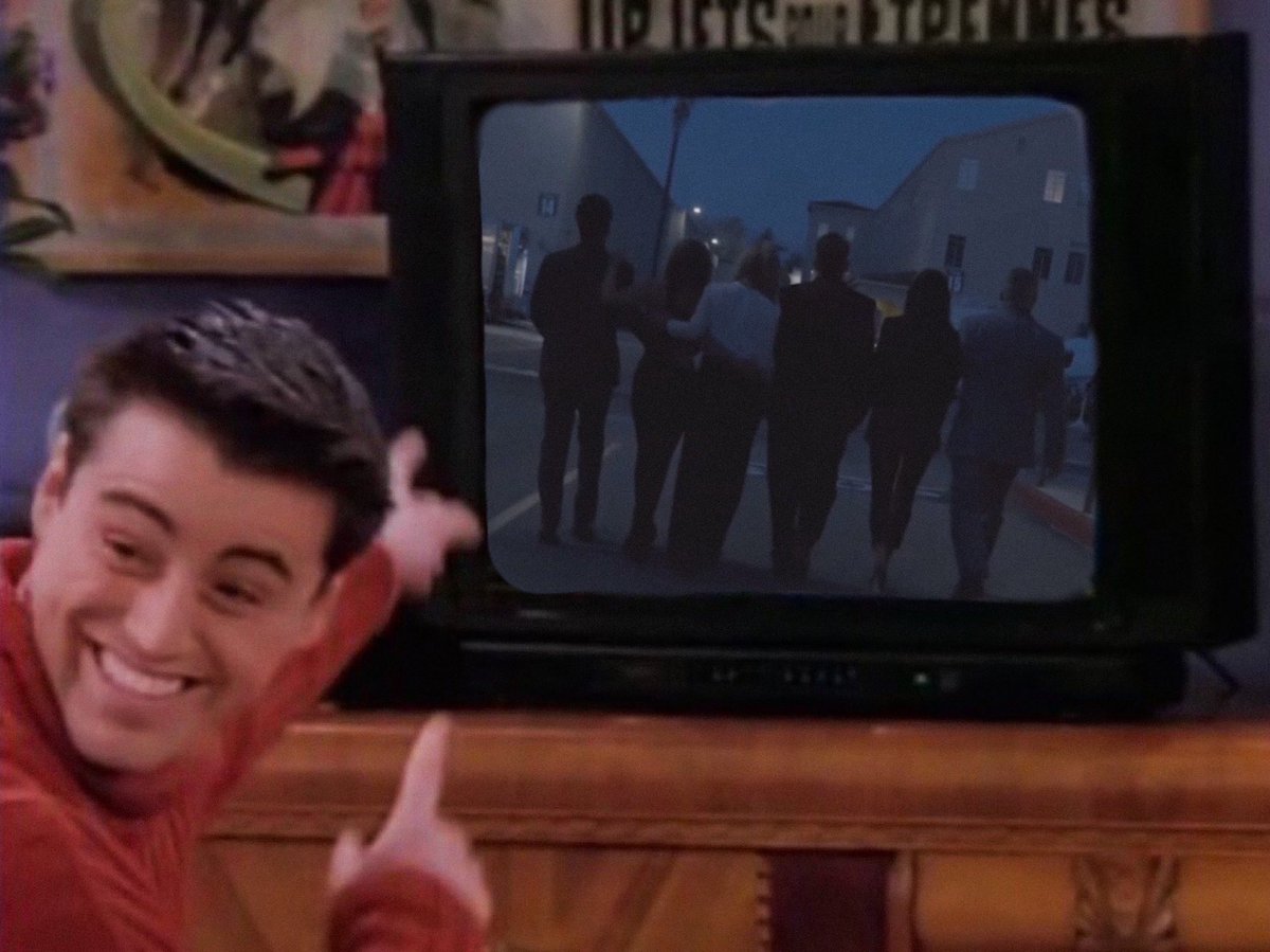 this meme has finally come into full circle. #FriendsReunion