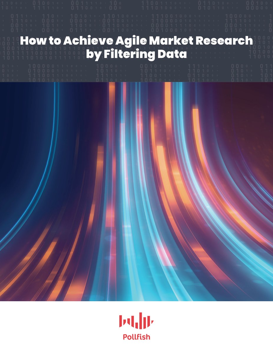 pollfish's tweet image. Check out this downloadable to see how to achieve agile data with a market research platform that offers an advanced system of filtering data. #filteringdata #datafiltering #datafilters #agiledata #agilemarketresearch #marketresearch buff.ly/3fb3tIB