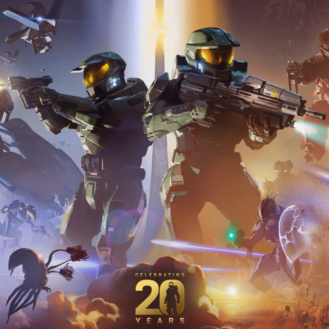 Join in on the celebration! Dress up your favorite digital surfaces with high-resolution files of our Celebration art. #Xbox20

📲 aka.ms/Halo20thPressK…