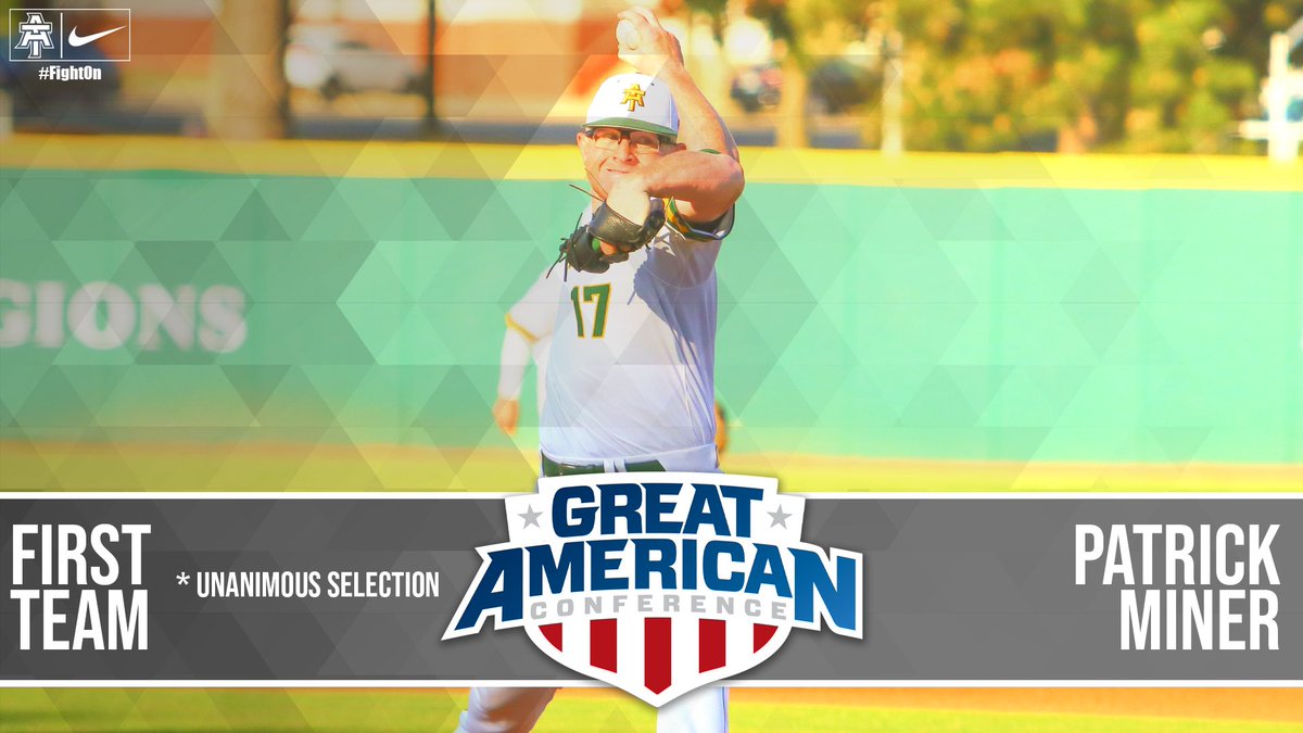 ATU_Athletics's tweet photo. Congrats to the First Team All-GAC selections for the Wonder Boys!

🔰Patrick Miner - unanimous SP
🔰Josh Detweiler- OF
🔰Evan Hafley - DH

#FightOn https://t.co/GxnsjaiqNG