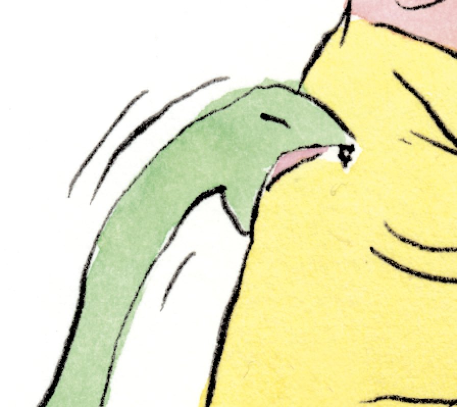 「大丈夫、みんないつも一緒だから 」|©︎我喜屋位瑳務のイラスト
