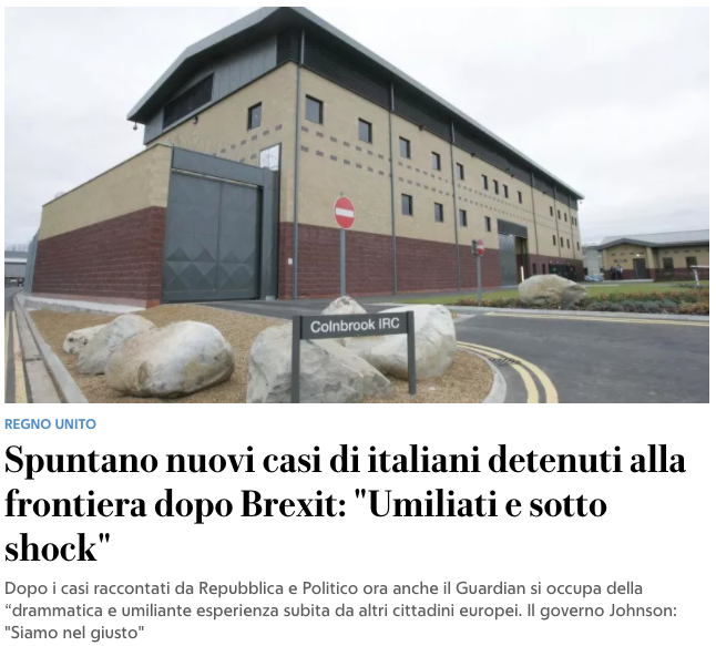 Ah, non si dice più "ospitati nei centri di accoglienza", <a href="/repubblica/">Repubblica</a>?