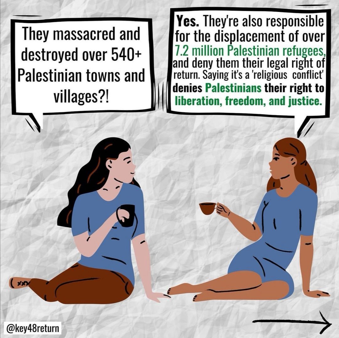 DitNissen's tweet photo. Again, they are oppressors. Palestinians are being oppressed.

Learn the truth, educate yourself, and spread awareness. Don't let the media fool you any longer. https://t.co/1lfY1jwCcP
