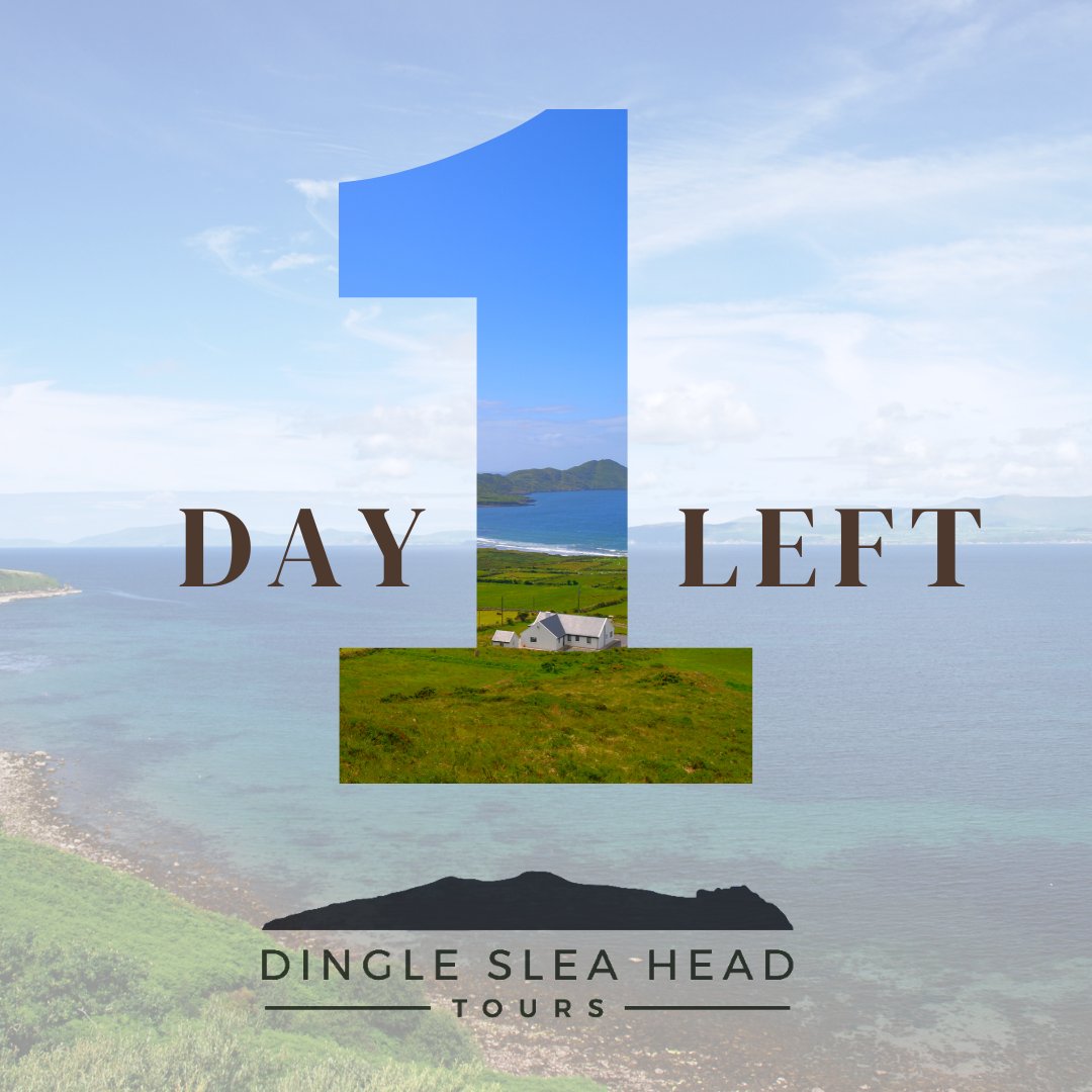 One day left until the launch of our brand new VIRTUAL TOUR of the Ring of Kerry!!

Keep our eyes peeled on our website for more information👉 bit.ly/DingleSleaHead…

#DingleSleaHead