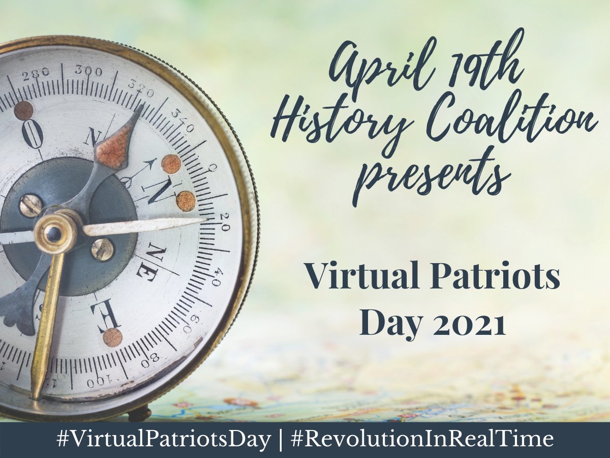 LexHistSoc's tweet photo. Missed any of the #VirtualPatriotsDay programming this year? We've got a #YouTube playlist for you!
Click below to access programming from #PatriotsDay2021, from us and our community partners. Huzzah!
https://t.co/wwok5wHVzb https://t.co/OjWgOHOtEQ