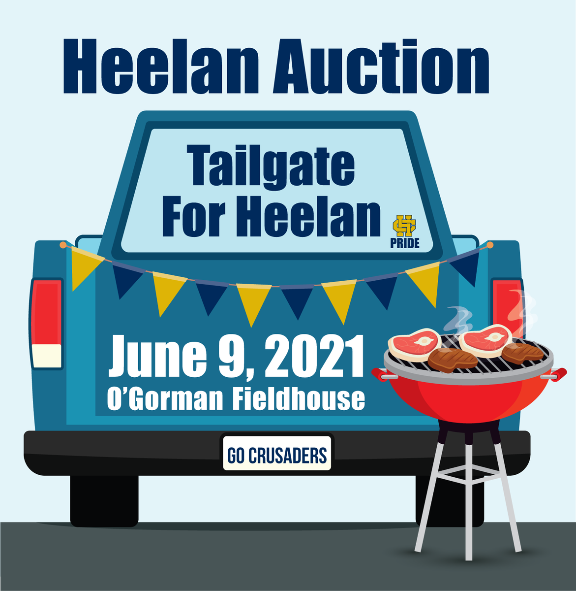 Buy your early bird tickets for "Tailgate for Heelan" before the discount ends Monday and tickets cost more! This year's Heelan Auction will be a casual FUNdraiser at Heelan with delicious food at tailgate tents. Call 712-252-1350 to buy tickets or visit bidpal.net/HeelanAuction!