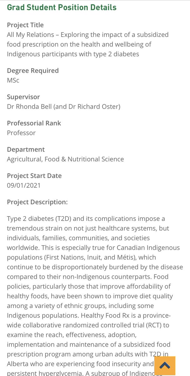 drhammed's tweet photo. Fully-funded MSc Position at University of Alberta, Canada.

Suitable for students with background (&amp;interest) in Nutrition, Food Science, Animal Science, Public Health and related fields. 

Please Apply👇 https://t.co/4nizVjrLu2