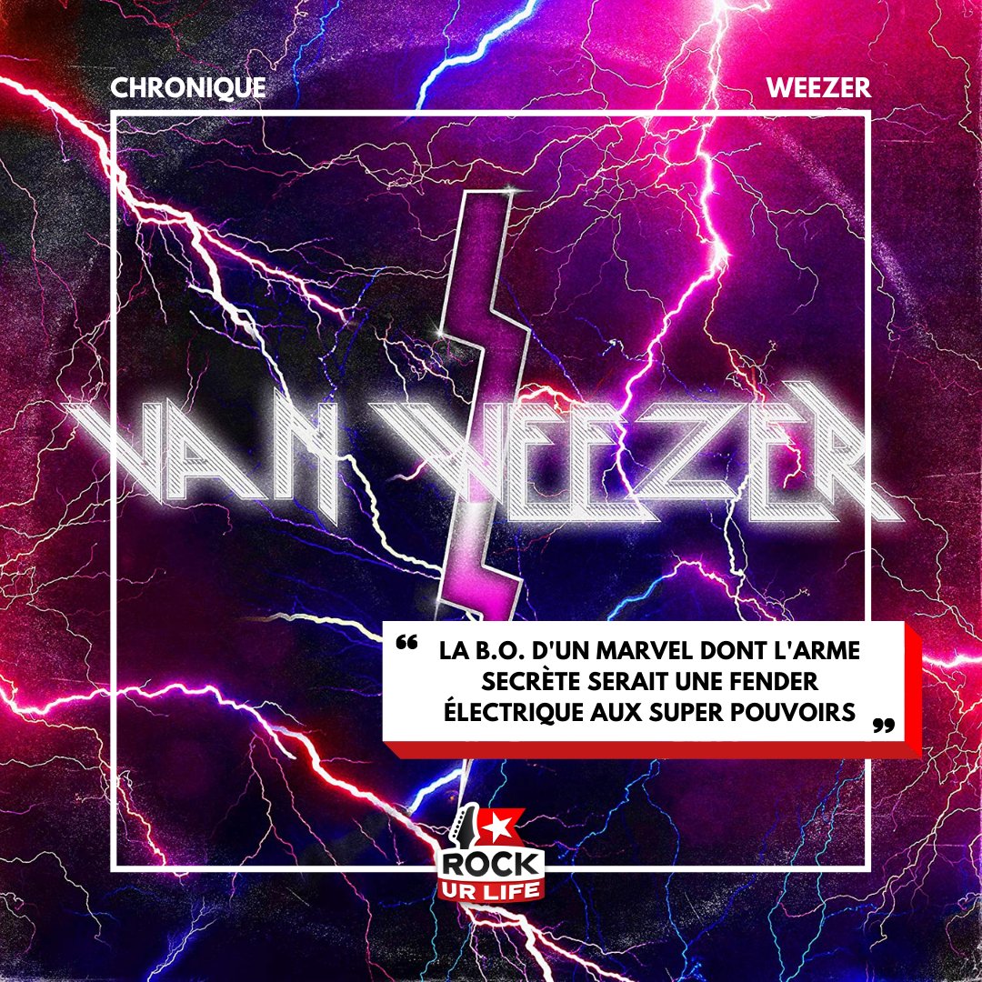 RockUrLifeNET's tweet image. #Chronique : @Weezer - #VanWeezer
par @Mathildodo

&quot;La B.O. d&apos;un Marvel dont l&apos;arme secrète serait une Fender électrique aux super pouvoirs&quot;

▶ bit.ly/33Iv5iV

#Weezer #RockUrLife