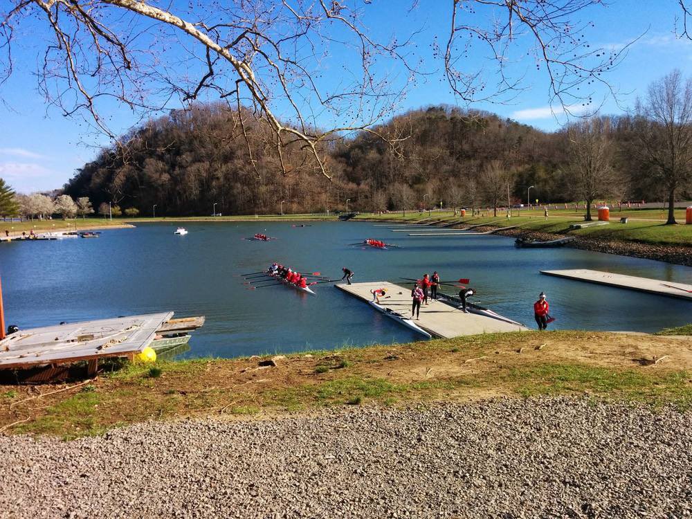 Alliekkat24's tweet photo. Seeing pictures of where @Big12Conference rowing is usually hosted vs where it is being hosted this year makes you wonder if they care about providing their athletes with the best course possible or just catering to one school? https://t.co/9TxTN7wKOS