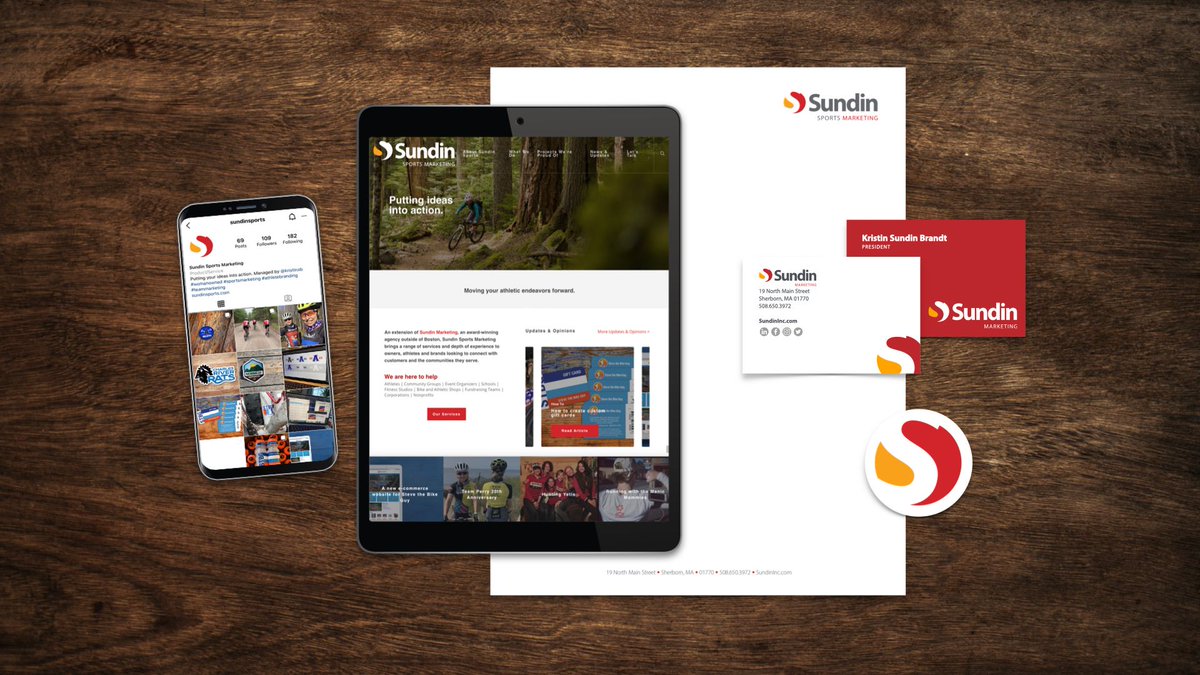 In just two weeks, we will be moving to a new office in downtown Sherborn. New paint, new floors, and a new address inspired us to roll out a new corporate identity. Visit our parent company, Sundin Marketing, to read more. buff.ly/3w1dr6h