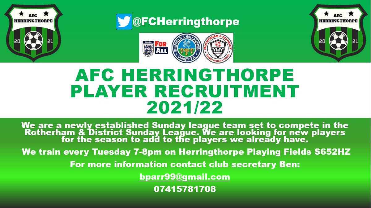 AFC Silverwood (@afcsilverwood) on Twitter photo We are now looking to sign new players to add to the good group of lads already in place, get in touch for more information. 🟢⚽️🟢⚽️ <a href="/purelyplayers/">Purely Players - 🏴 #FFFUK</a> <a href="/ukfootyfinder/">ukfootballfinder.co.uk</a> <a href="/PlayerWanted/">Player Wanted</a> We are now looking to sign new players to add to the good group of lads already in place, get in touch for more information. 🟢⚽️🟢⚽️ <a href="/purelyplayers/">Purely Players - 🏴 #FFFUK</a> <a href="/ukfootyfinder/">ukfootballfinder.co.uk</a> <a href="/PlayerWanted/">Player Wanted</a>