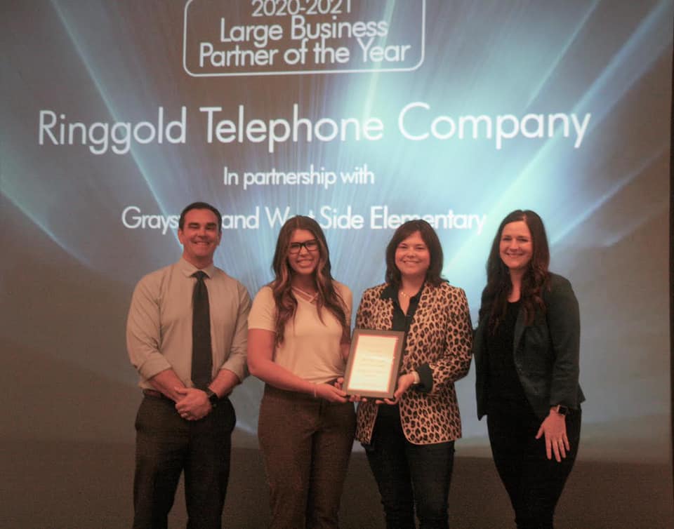 rtctel's tweet image. It was an honor to receive the 2020-2021 Large Partner of the Year Award from the Catoosa County School System! 📚