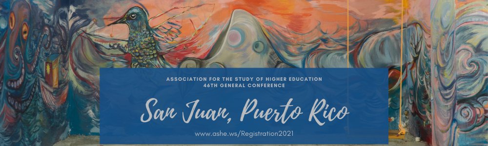 Conference registration and hotel booking are now open for #ASHE2021 on November 3-6. The ASHE community is invited to join us in San Juan, Puerto Rico or through the Virtual Ticket. Learn more at ashe.ws/registration20…