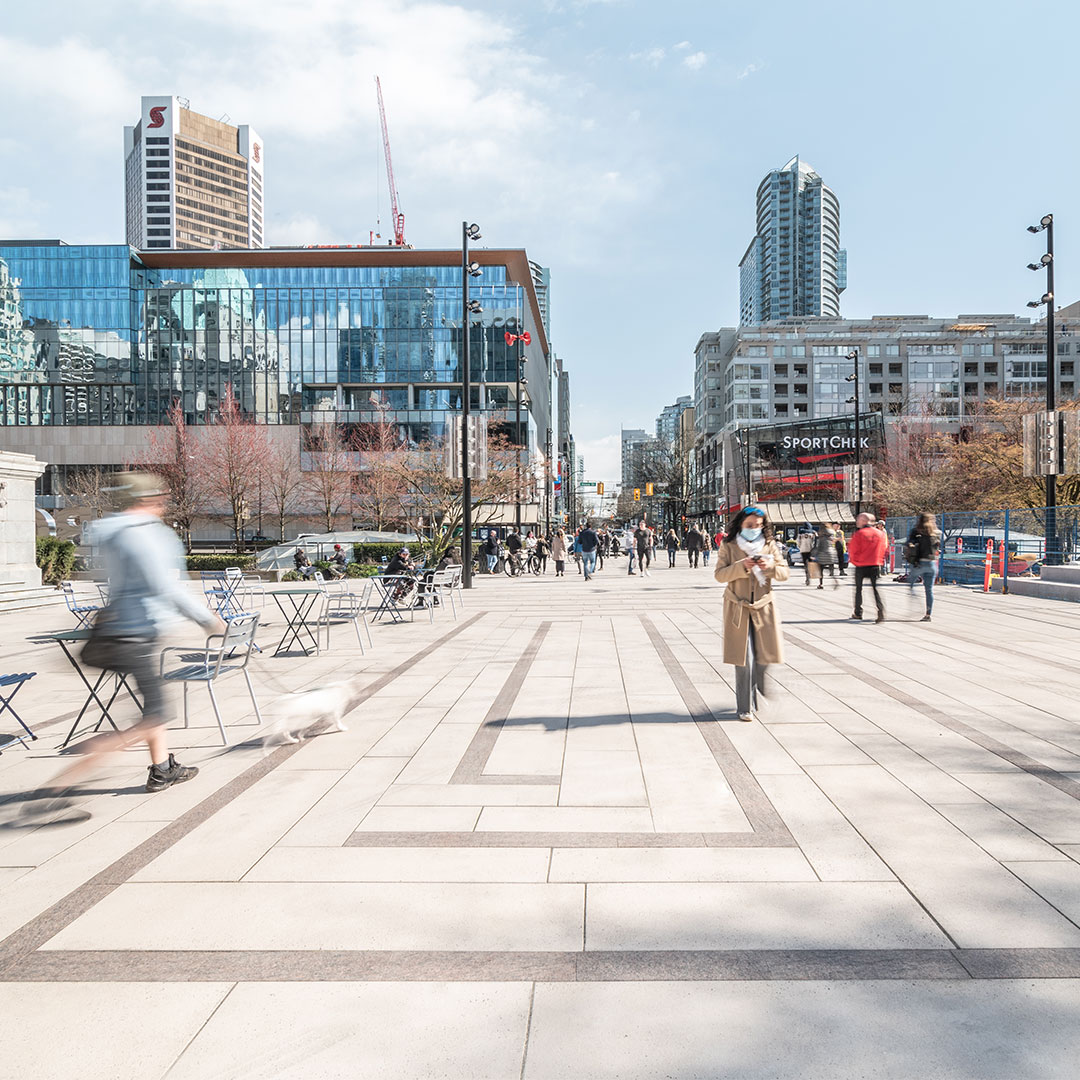 hapacobo's tweet image. Come join us at the newly designed #RobsonPlaza. The perfect place to meet, gather &amp;amp; celebrate! Be sure to also visit robsonplaza.ca to take our survey and learn more about the history leading to the completion of the pedestrian precinct in the heart of @CityofVancouver