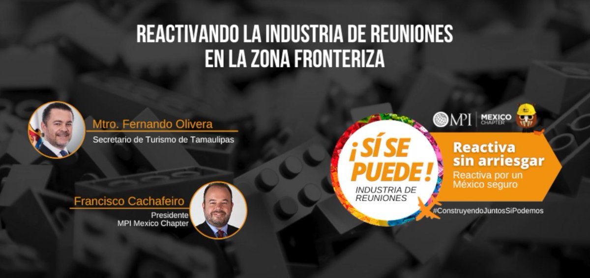 🔴¿Cómo enfrenta #Tamaulipas la #NuevaNormalidad en materia de #Turismo y la #IndustriaDeReuniones?

Descúbrelo en esta entrevista especial de nuestro Pdte. <a href="/fcocachafeiro/">Francisco Cachafeiro</a> con <a href="/ferolivera09/">fernando olivera</a>, <a href="/SECTUR_TAM/">SECTUR Tamaulipas</a>

🎥Ve la entrevista aquí: youtu.be/DQ2T_vEVg-E

#eventprofs #MICE