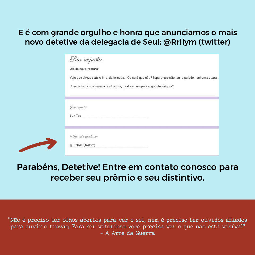 EditoraWhalien's tweet photo. E agora, parabenizamos a você, @Rrellym!
Pode entrar em contato conosco pela DM. https://t.co/D14tbTK5i1