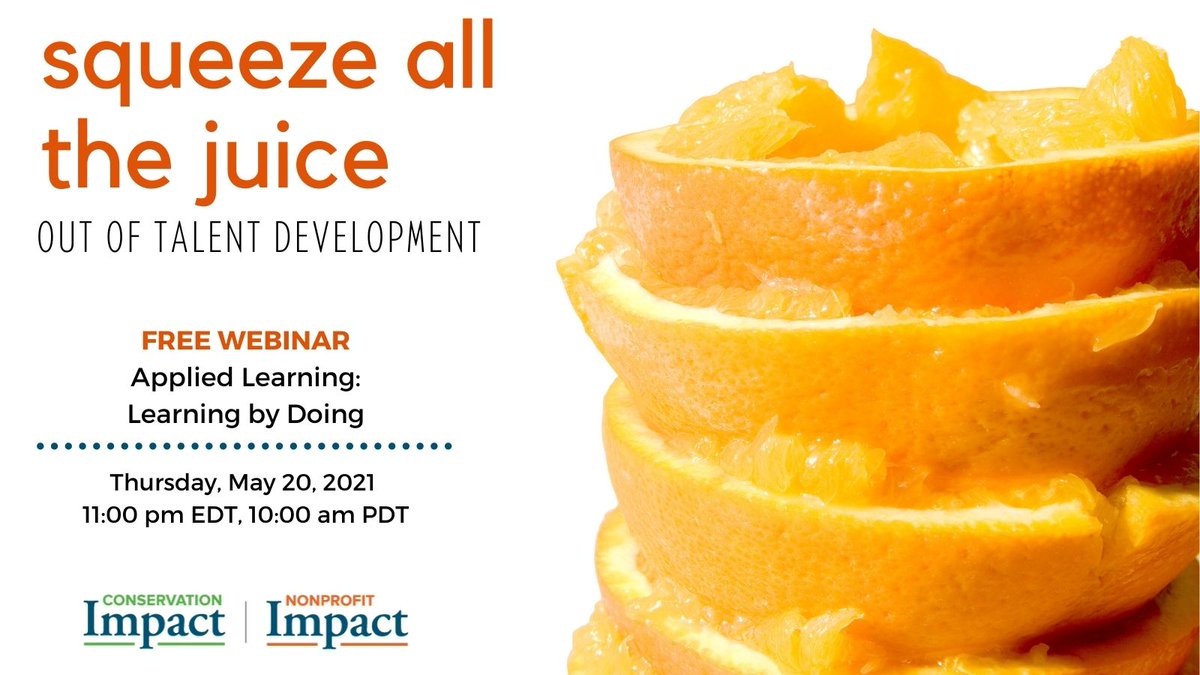 ConservImpact's tweet image. Paying more attention to #talentdevelopment? Our upcoming #webinar can help you maximize that investment by aligning staff #learning with other organization-wide priorities #nonprofithr #nonprofits ow.ly/11vC50EJRKX