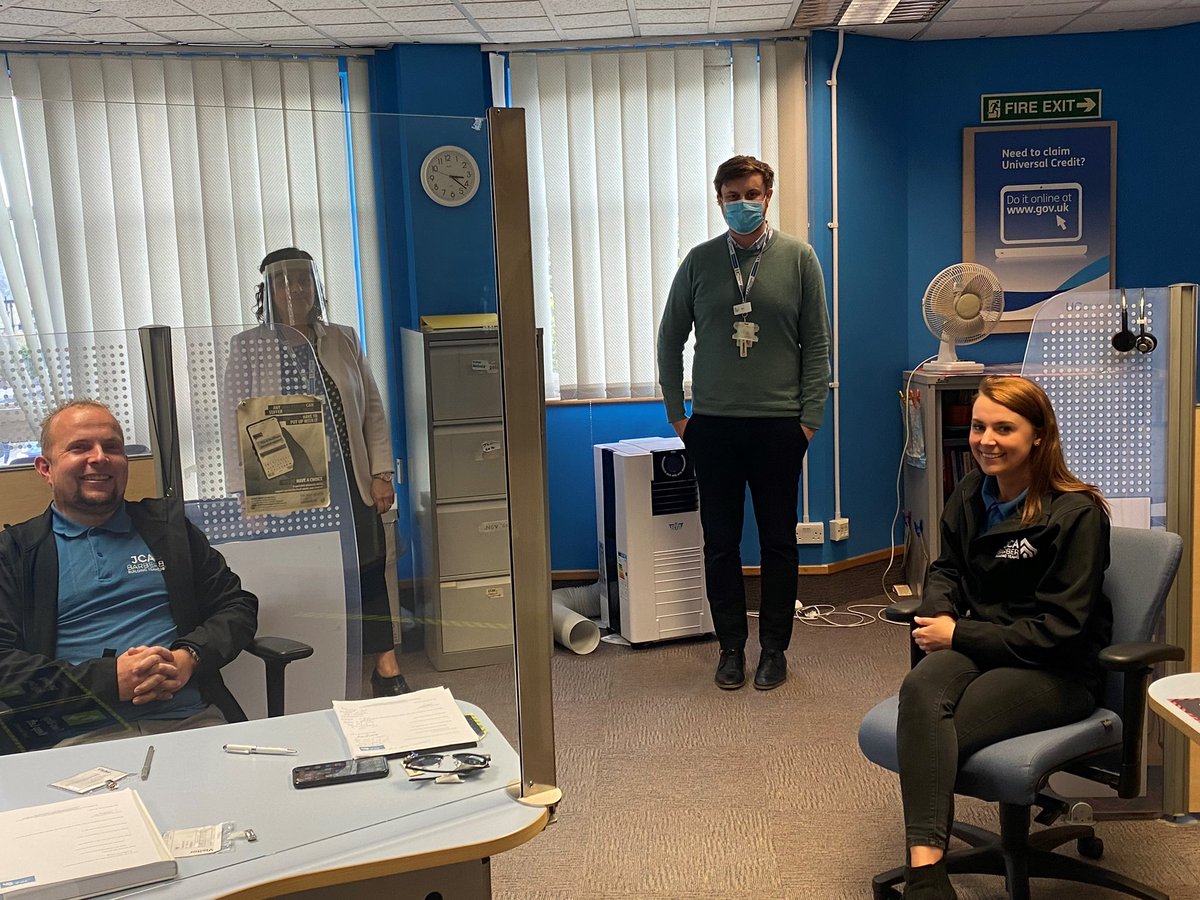 Thank you to the team from JCA Barber Ltd in the office recruiting for labourer roles across #Berkshire #Buckinghamshire and #Oxfordshire. 5 young people were successful in securing #Kickstart jobs. Warren contacted us to say he was enjoying his first day 😊 #planforjobs