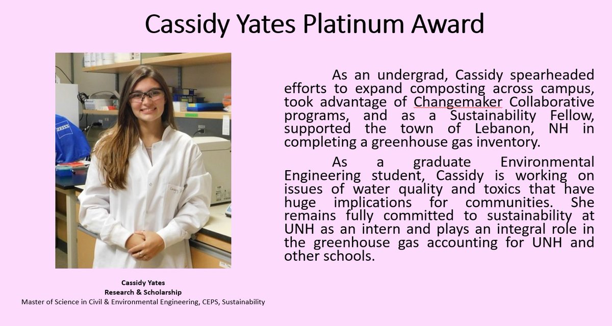 Congrats Cassidy for being a great representation of our department! Your hard work has been paying off😊 We are so proud of you.