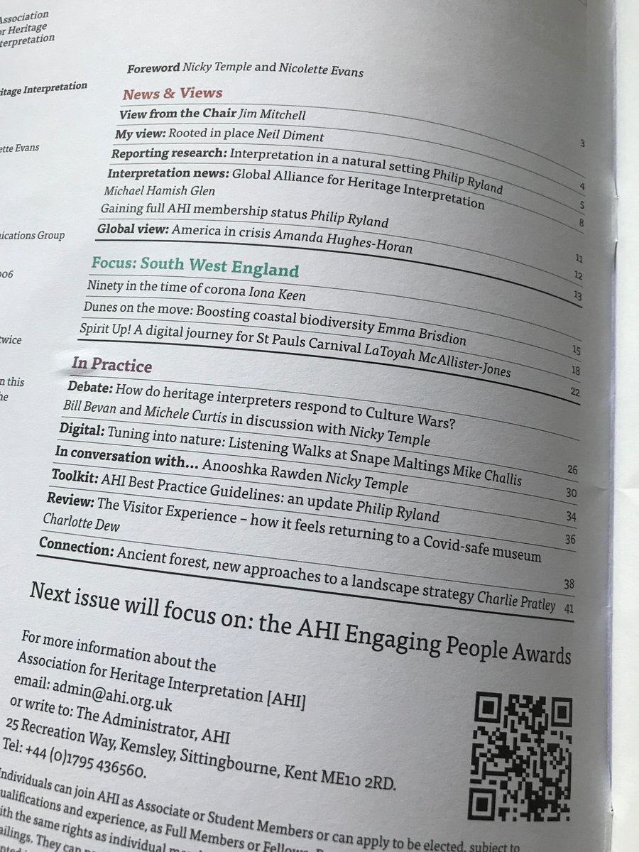 AHI_Social's tweet photo. This is what you’ll find in this issue of Interpretation Journal #heritageinterpretation #publicengagement #bestpractice #visitorexperience https://t.co/8acDdDDxsy