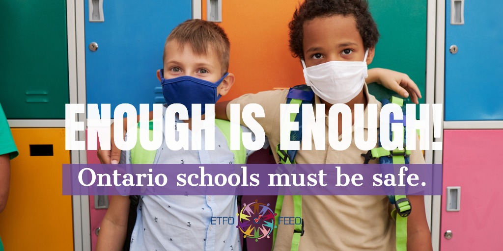 Throughout the pandemic, we have seen that virtual learning has detrimental impacts on student health and well-being. Students thrive in an in-person environment where they learn collaboratively. It's time for the government to stop the blame and make #onted schools safe! #onpoli