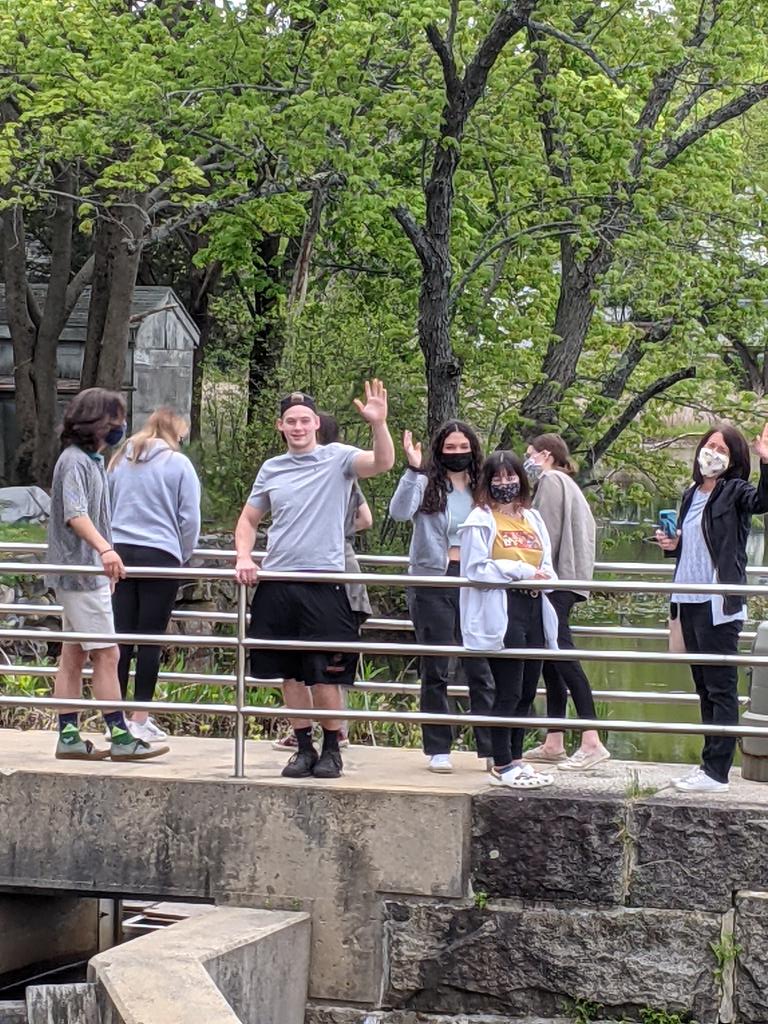 IPS_Mitch's tweet photo. Counting herring at the fish ladder...we saw only one! https://t.co/zlDbQtlEWw