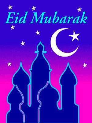 Eid Mubarak to those celebrating