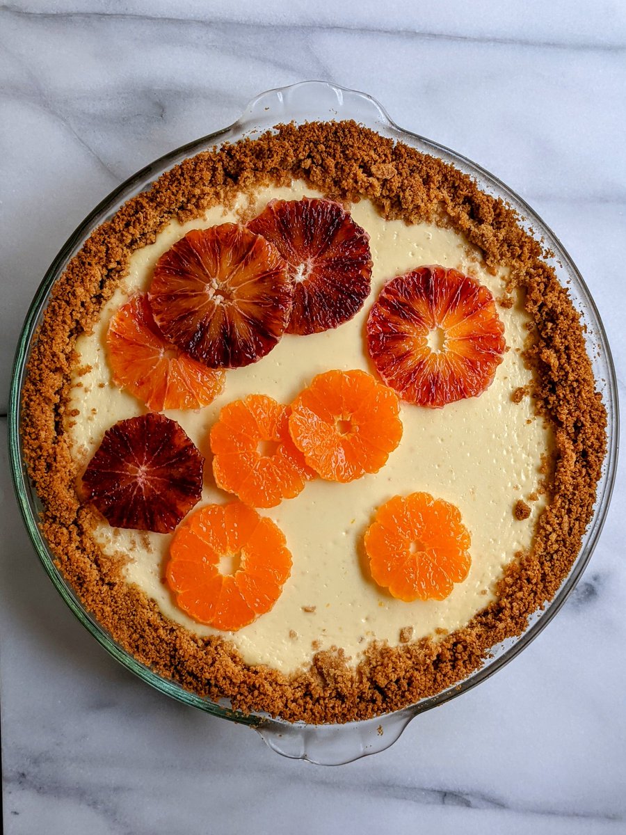 primopezzo's tweet image. This recipe deserved a repeat. And some glamour shots. Citrusy Cheesecake from @alisoneroman 🍊🏅