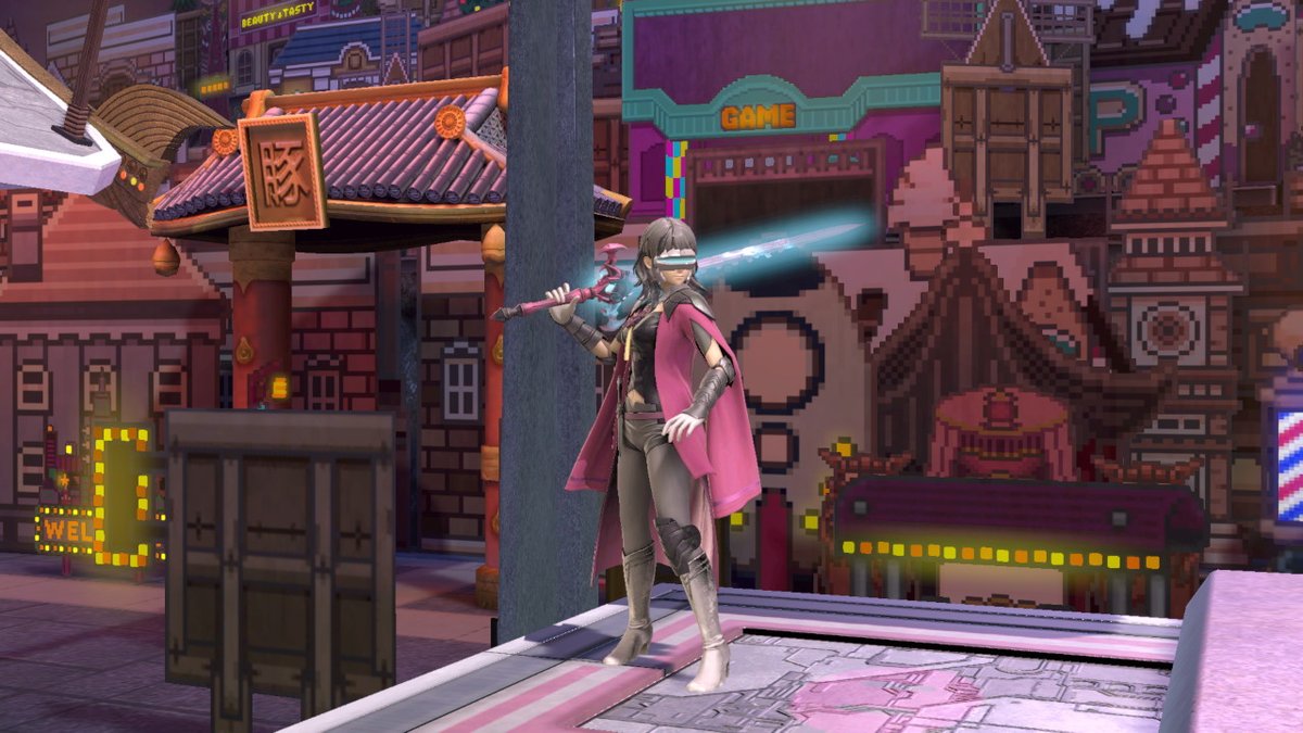 ChubbyMonk40's tweet photo. I wanted to try making a model in blender so here's a smash mod being Clairen Byleth. First time making a 3d model in blender, even if it was only a mask I'm happy with it. Downlaod: https://t.co/ZhoaH3Uncb
#SmashBrosUltimate #SmashModding #RivalsofAether https://t.co/xs6epvlsX0