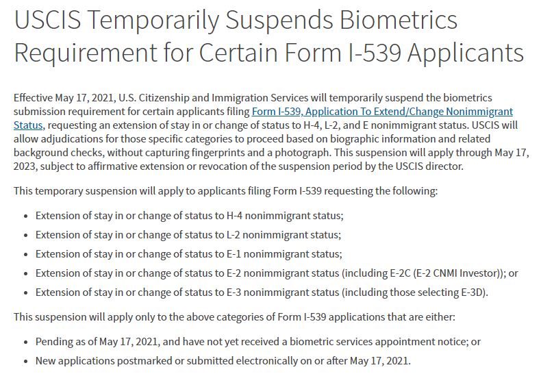 SaveH4EADs's tweet photo. After months of advocacy on #H4EADdelays via protests, meeting Judiciary committee members, media outreach, twitter campaigns, proud to announce .@USCIS has suspended biometrics for 2 yrs. However, our work isn't complete &amp; our advocacy continues for permanent solution #SaveH4EAD https://t.co/mR3e6WlnUU
