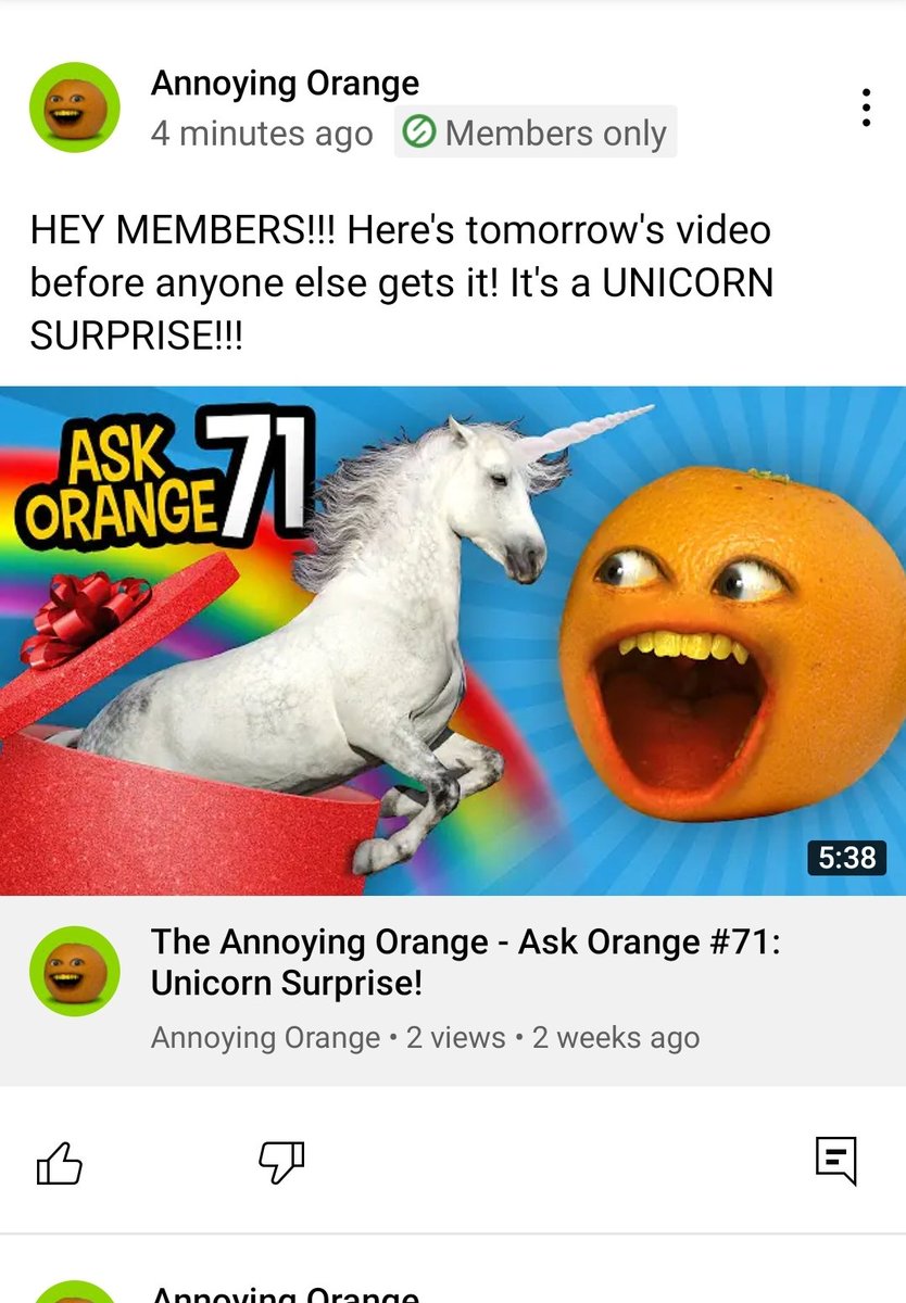 CarterBoxton's tweet photo. Spoilers for the new annoying orange video https://t.co/4RYLVUy7C3