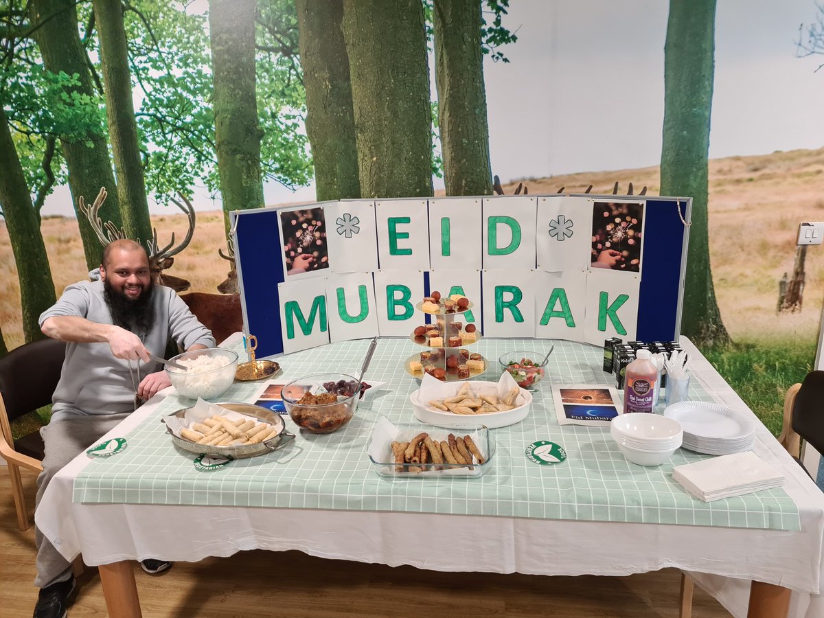 What a fantastic day at Heathfield House celebrating Eid. Thankyou so much to @MuhassanKhan for serving up a delicious feast for our staff and service users. Great job 👍 #EidMubarak #RHSD #EID2021 <a href="/OT_Viki/">Victoria Andre</a> @fhoggard1