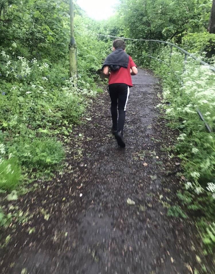 LalaScann's tweet photo. @BlackhorsePri James loves running now and can’t wait for next Thurs! He has been running extra miles at the weekends too! #trackteam #fasterthanmydad https://t.co/LeInHLOFES